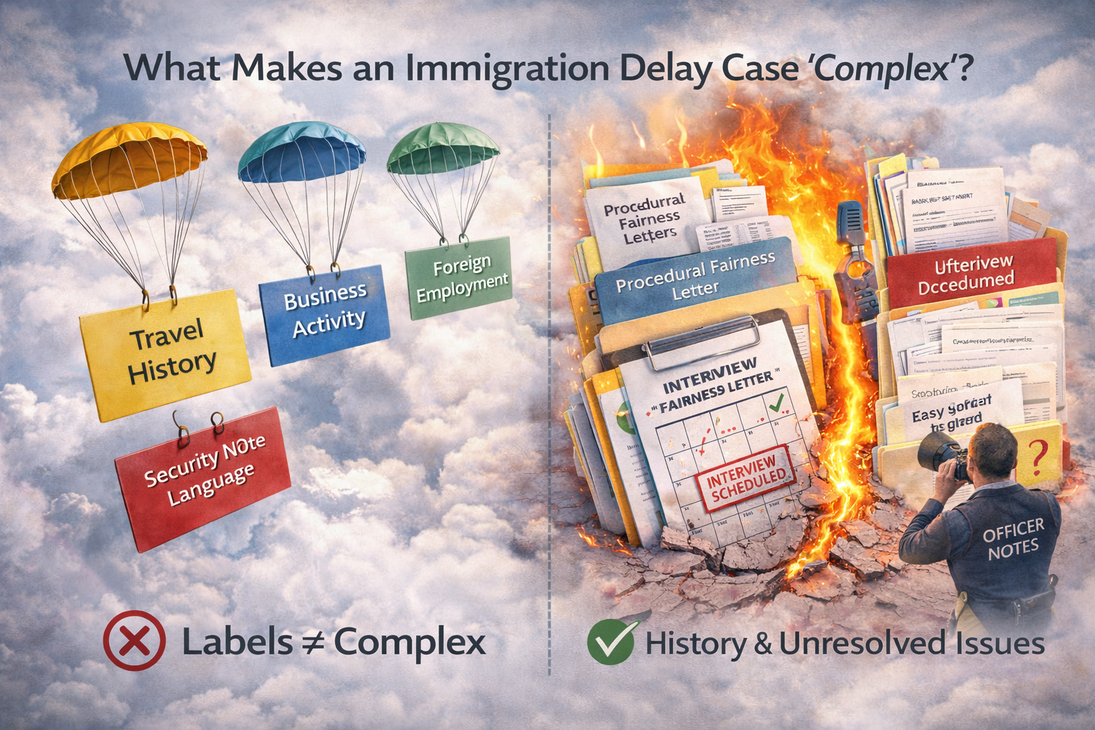 Assessing complexity in a delayed Canadian immigration file